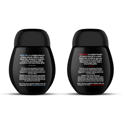 Sensation Kit Cooling and Warming Intimate Lubricants 1.5 Fl Oz